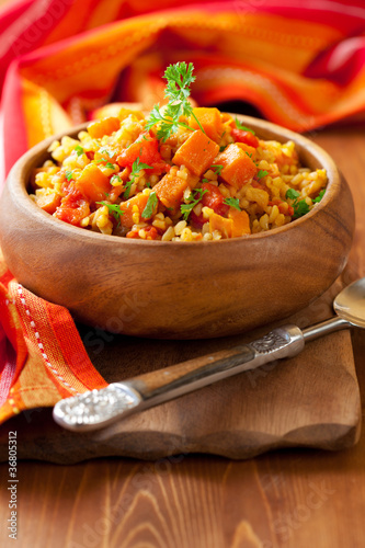 Photo: Bulgur with vegetables Bulgur with vegetables