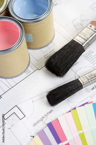 Photo: Decorating tools and materials Decorating tools and materials