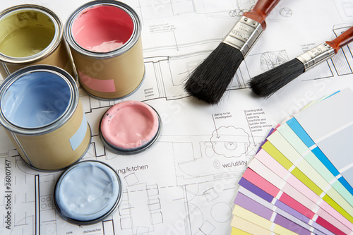 Photo: Decorating tools and materials Decorating tools and materials