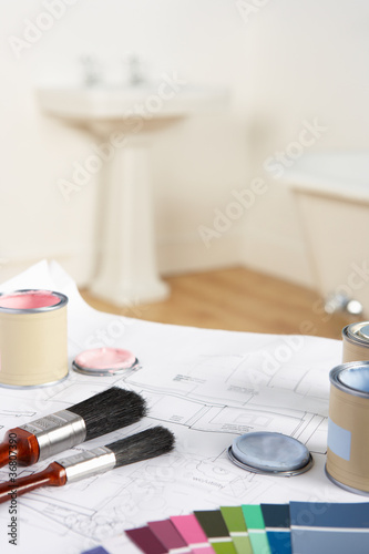 Photo: Decorating tools and materials Decorating tools and materials