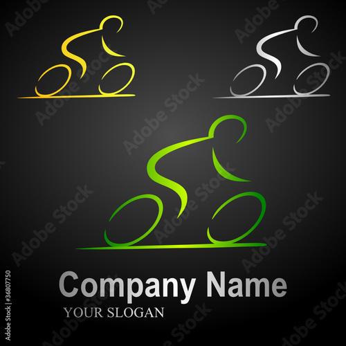 Vecteur : logo vélo 1 logo vélo 1