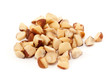 Organic Brazil Nut on white background