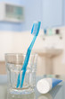 Toothbrush and toothpaste