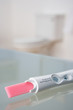 Photo: Pregnancy testing kit in bathroom Pregnancy testing kit in bathroom