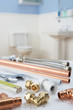 Plumbing tools and materials