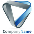 Impossible triangle logo