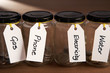 Foto: Coins in a jam jar Coins in a jam jar
