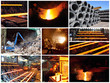 Collage Stahl- und Walzwerk // steel mills