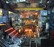Industrieanlage Stahl- und Walzwerk // steel mills