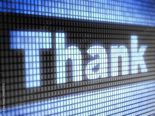 Illustration: thank thank