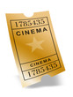 Ticket Cinéma "or"