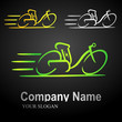 electric bike logo 1 (black bkgnd) electric bike logo 1 (black bkgnd)