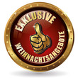 Exklusive Weihnachtsangebote - Button