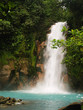 Celestial blue waterfall