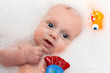 Foam born baby
