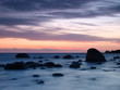 Estonian costal landscape, sunset, dusk