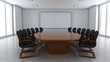 Illustration: Conference hall - 3d render Conference hall - 3d render