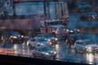 Traffic in the rain