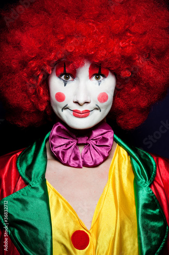 Photo: colorful clown colorful clown