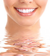 Smile and healthy teeth. Dental health.