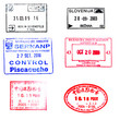 Passport stamps for souvenir