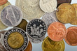coins as a background