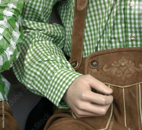 Photo: Lederhose im Schaufenster Lederhose im Schaufenster