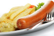 Bockwurst, Pommes frites