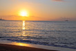 sunrise on the beach malagueta, Andalucia