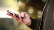 Writing messages on the smartphone
