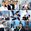 Business collage made of business pictures