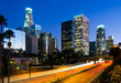 Los Angeles downtown at night