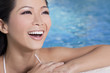 Beautiful Sexy Chinese Oriental Asian Woman In Swimming Pool