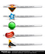 Set of modern high tech style search banners Set of modern high tech style search banners
