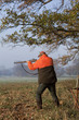 Jäger bei der Drückjagd