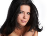 portrait of attractive brunette