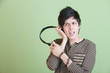 Teen Singing With Music On headphones Teen Singing With Music On headphones