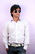 yong indian male model wearing glasses