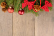 Christmas decoration border Christmas decoration border