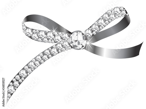 Vector: Diamond ribbon Diamond ribbon