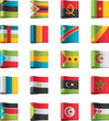 Vector flags. Africa, part 10