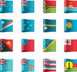 Vektor: Vector flags. Oceania, part 12 Vector flags. Oceania, part 12