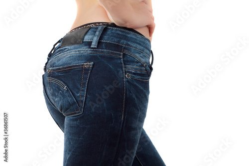 Foto: Sexy woman in tight jeans Sexy woman in tight jeans