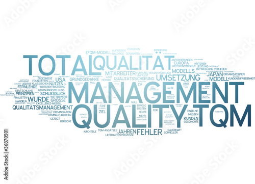 Illustration: TQM Total-Quality-Management TQM Total-Quality-Management