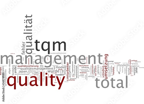 Illustration: TQM Total-Quality-Management TQM Total-Quality-Management
