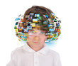 Foto: Young Boy with Media Images Young Boy with Media Images