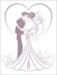 bride and fiance