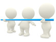 3D people dancing limbo