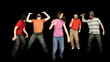 Group of Five Dancers