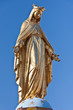 statue Vierge dorée statue Vierge dorée